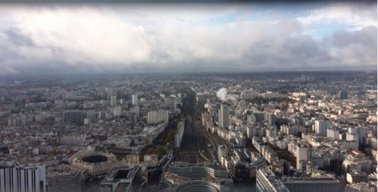 vue sur les départs de train